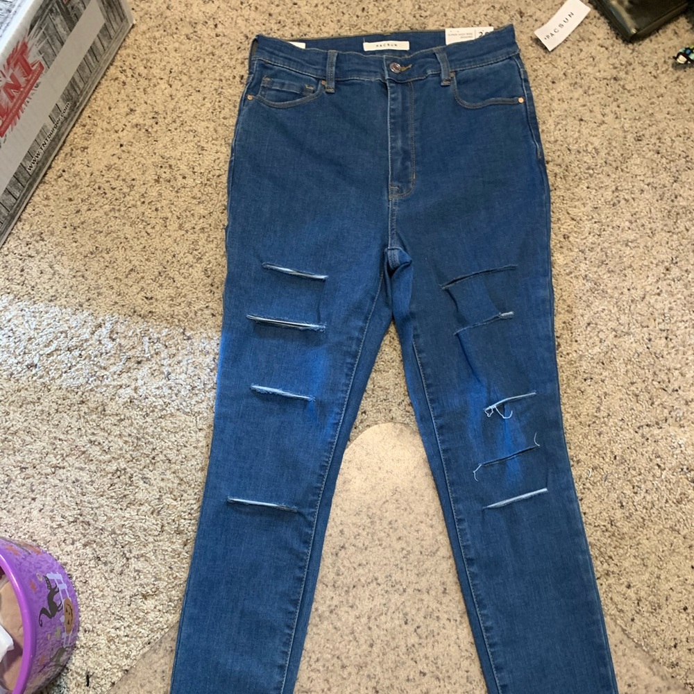 NWT super high rise pacsun skinny jeans